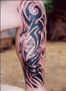 Top Leg Tattoo Designs With Leg Tribal Tattoos Pictures